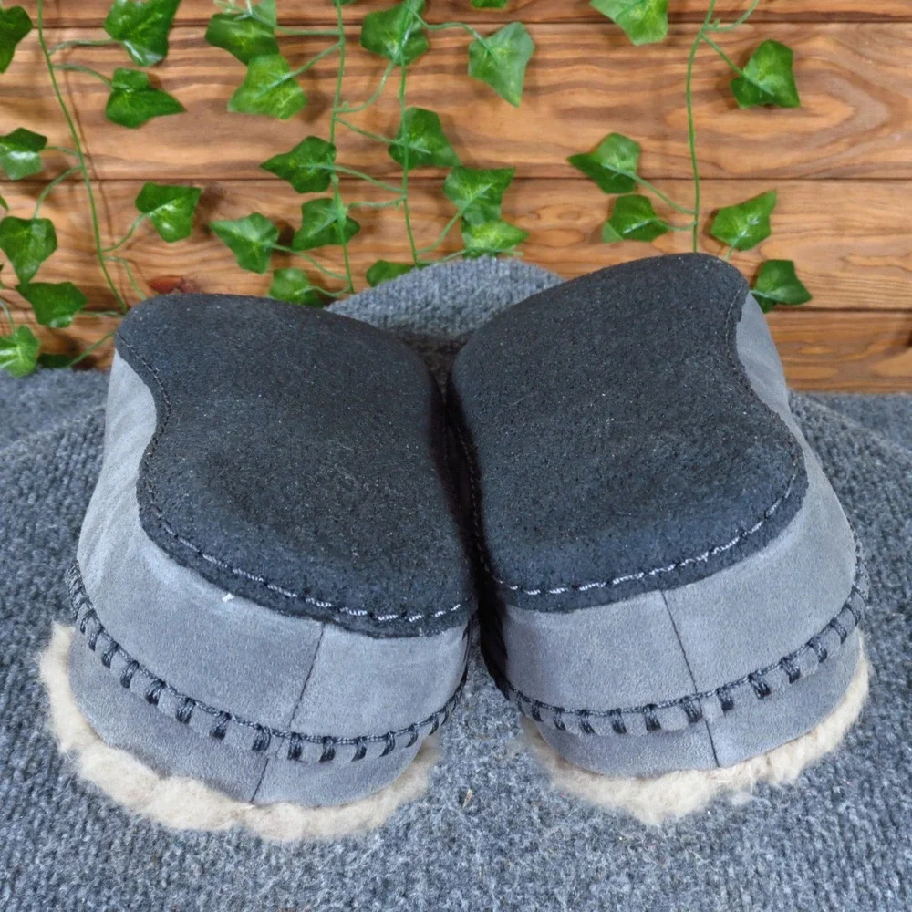 Sorel Falcon Ridge II Mens Slipper Size 13 Indoor Outdoor Quarry Grey Suede‎